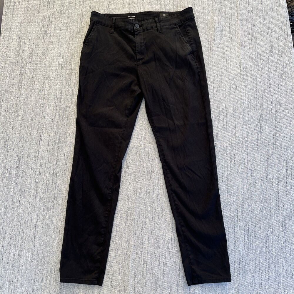 AG Adriano Goldschmied Pants Womens 26R Black The Caden Tailored Trouser Chino